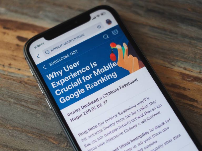 Pourquoi l'expérience utilisateur est cruciale pour le seo mobile et le classement google