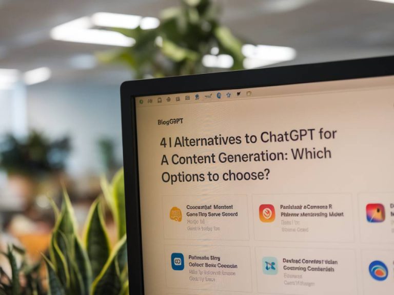 4 alternatives à chatgpt pour générer du contenu ia : quelles options choisir ?